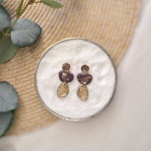 Fay - chique bruine oorbellen