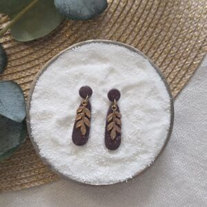 Pam - Elegante oorbellen met gouden details